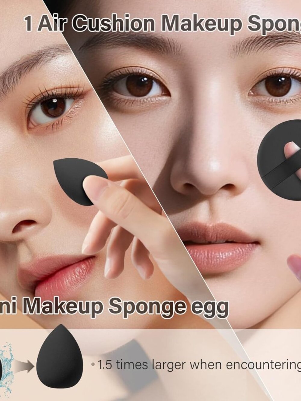 Makeup Brushes Set, Professional 25 Pcs Makeup Kit, Include Foundation Powder Bl - Picture 5 of 7